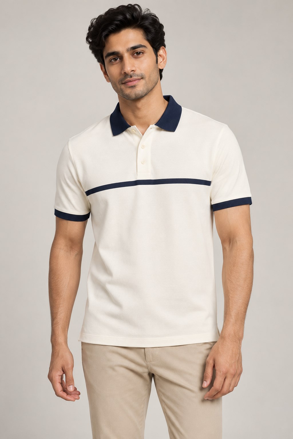 Colourblocked polo collection