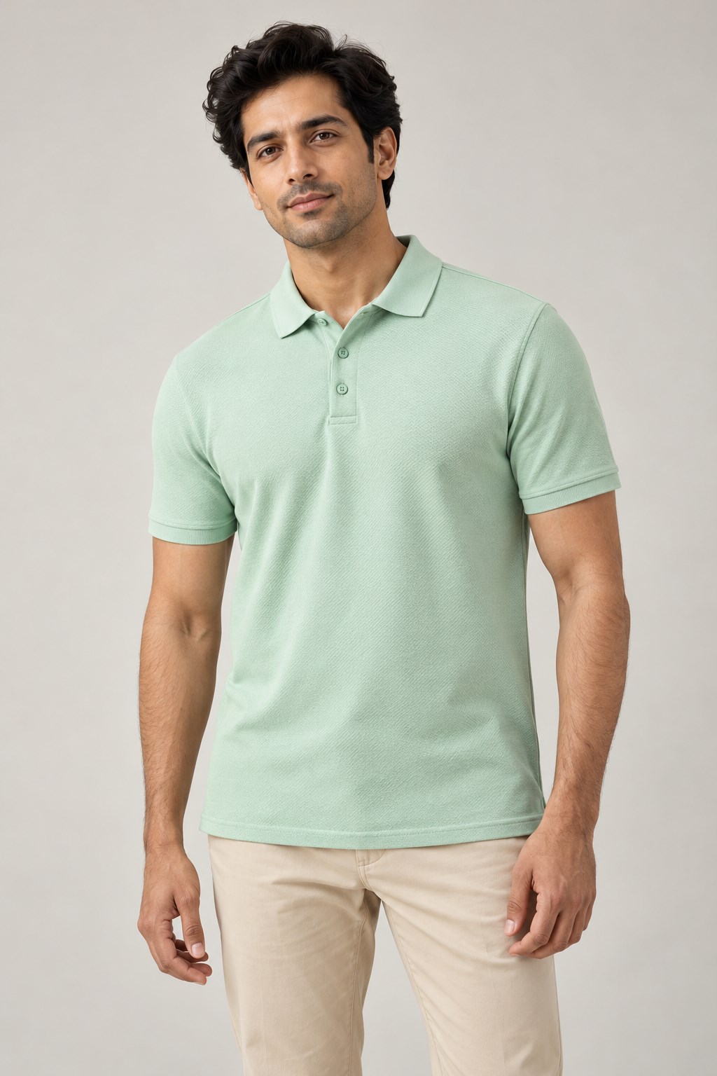 Polo T-shirt collection detail